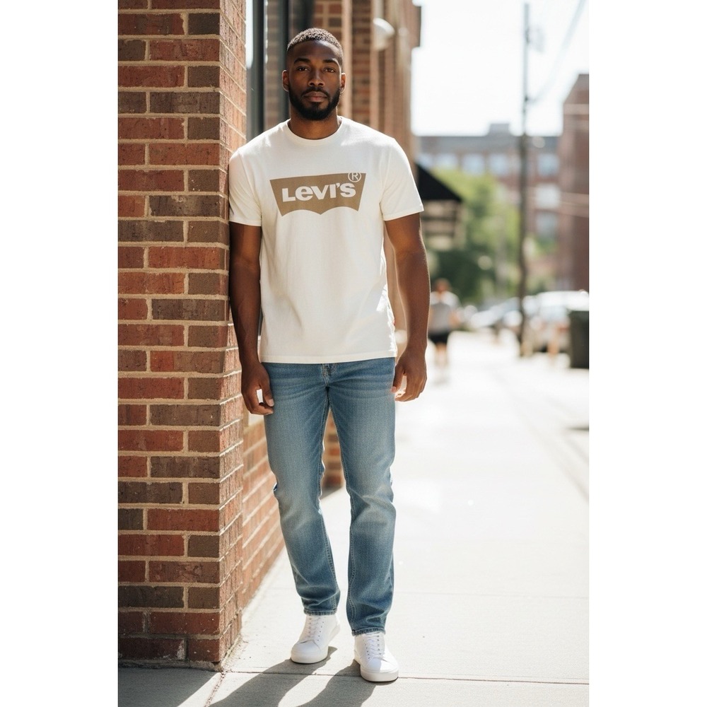 levis t-shirt men medium Cream - Picture 2 of 5